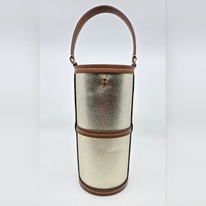 Tory Burch Emerson Metalic Wine Tote
